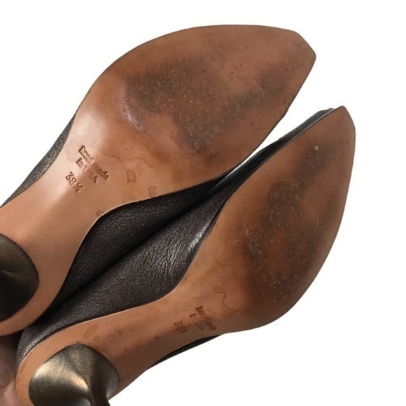 CYDWOQ vintage hand made leather pump size 38.5 , Bronze - Picture 7 of 8
